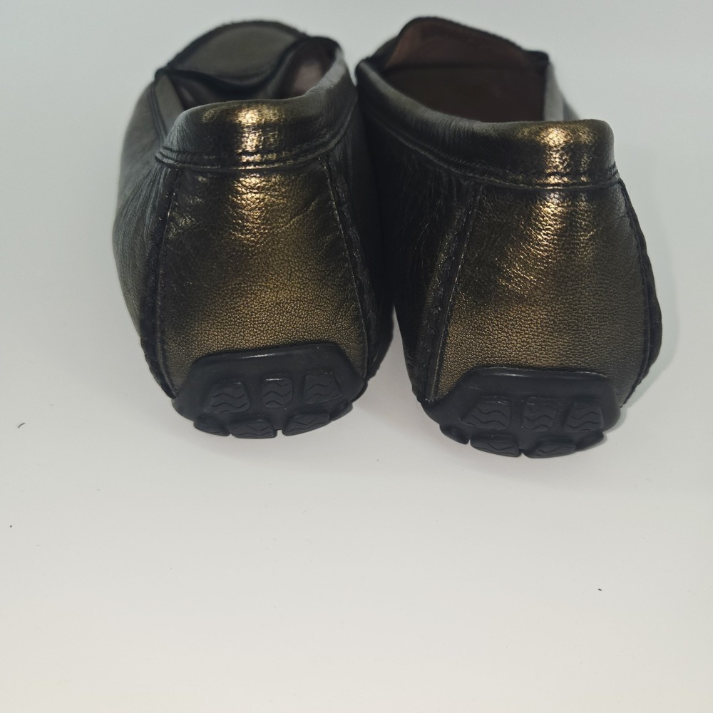 ABEO Womens Bronze Leather Macee Comfort Bio System Moc Loafer Shoes 11 N - Picture 4 of 6
